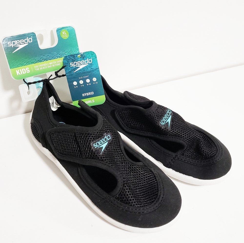 SPEEDO Girls Black Water Shoes